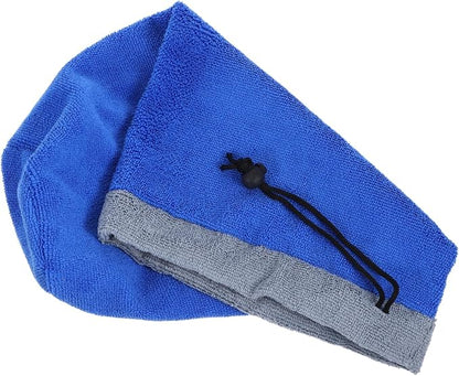MERRYHAPY Ferret Grooming Towel Flannel Pet Bathrobe Drawstring Quick Dry Absorbent Towel for Small Animals