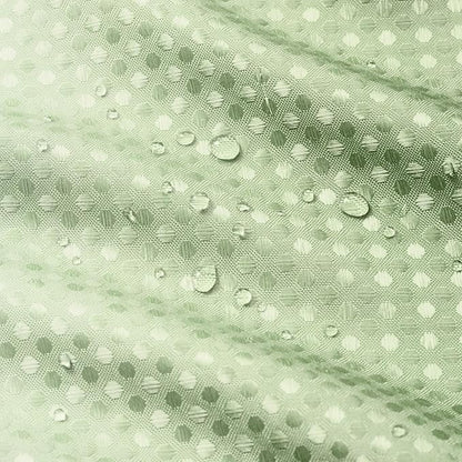 MitoVilla Extra Long Shower Curtain 72 x 84, Sage Green Ombre 84 inch XL Waffle Fabric Shower Curtains for Modern Luxury Bathroom Decor, Waffle Weave Textured 180GSM Weighted Shower Curtain 84 inch