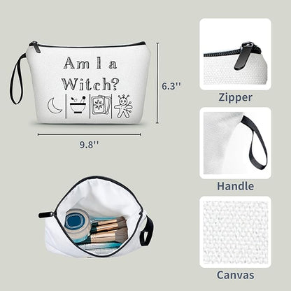 Small Goth Witchy Gifts for Women Witchcraft Cosmetic Makeup Bags for Women for Purse