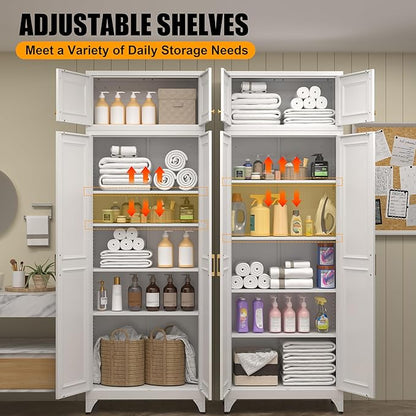 Kitchen Pantry Storage Cabinets, Utility Kitchen Cupboard, Large Steel Cabinets