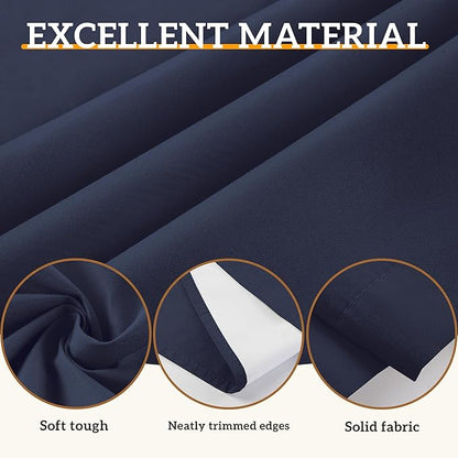100% Blackout Curtains 84 Inch Length