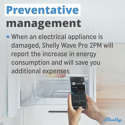 Shelly Wave Pro 2PM US LR | Z-Wave Long Range 2-Channel Smart Relay Switch
