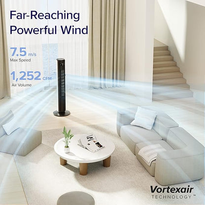 LEVOIT Smart 42 inch Tower Fan for Bedroom, DC motor, Oscillating