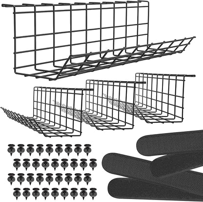 Under Desk Cable Tray, Cord Organizer