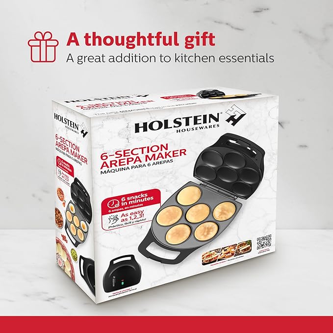 Holstein Housewares Non-Stick 6-Section Multi-Food Maker