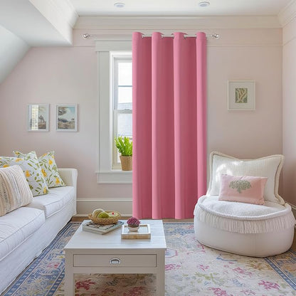 ChrisDowa Blackout Curtains 120 Inches Long