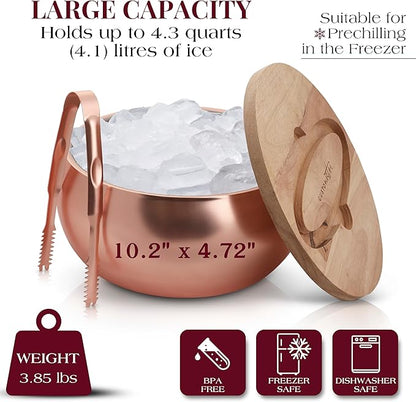 Gusto Nostro 4.1L Insulated Ice Bucket