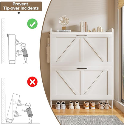 EOYUTLLY Shoe Cabinet for Entryway