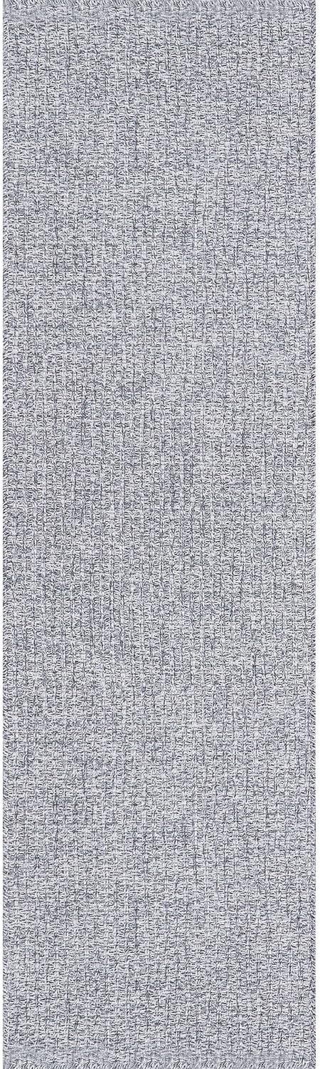 Easy Jute Rugs 2x7 Gray Color Living Room Indoor Outdoor Runner Rug for Farmhouse Patio and Kitchen Rug High Traffic Washable Easy to Clean Solid Boho Woven Design Outside Carpet (2 x 7)