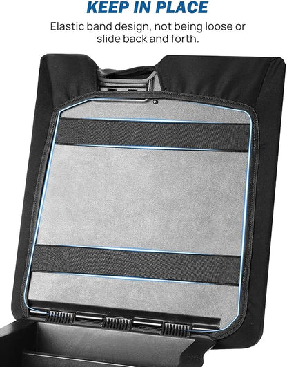 JOYTUTUS Center Console Cover Compatible with 2015-2026 Ford F150, 2017-2026 F250 F350 F450 with 40/20/40 Jump Seat, Neoprene Armrest Cover Middle Console Cover (Jump Seat Only)