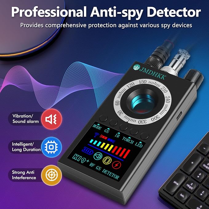 JMDHKK K19 Hidden Camera Detector, Bug Detector, Signal Detector, Spy Camera
