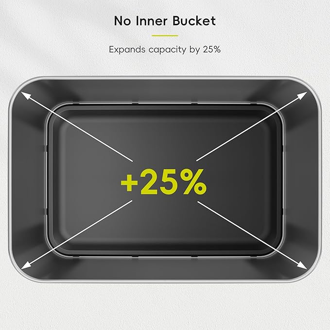 EKO EcoNova 13.2 Gallon/ 50L Automatic Sensor Kitchen Trash Can, Stainless