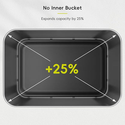 EKO EcoNova 13.2 Gallon/ 50L Automatic Sensor Kitchen Trash Can, Stainless