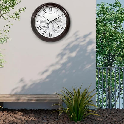 FOUNTAIN DESIGNS 24" Jameson in/Outdoor Lighted Clock, Self-Illuminated