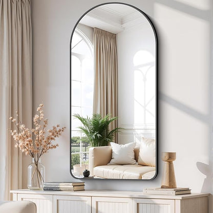 Arched Bathroom Mirror, Wall Mounted Mirror, Living Room, Vertically Hanging