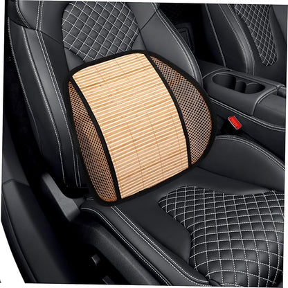 Lumbar Support Cushion for Car Seat Home Ergonomic Back Rest Pillow Breathable Mesh Cover for Lower Versatile Use for Office Chair Travel