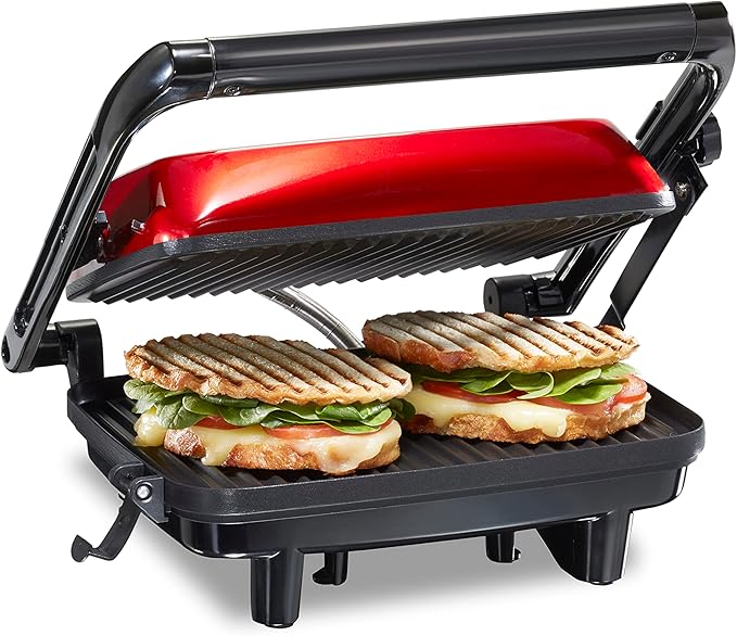 Hamilton Beach Panini Press Sandwich Maker & Electric Indoor Grill