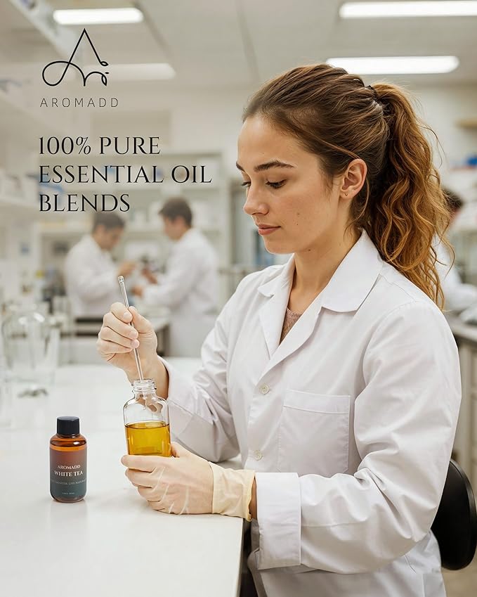 Aromadd White Tea Diffuser Oil Inspired by Luxury Hotel Scent, Essential Oils