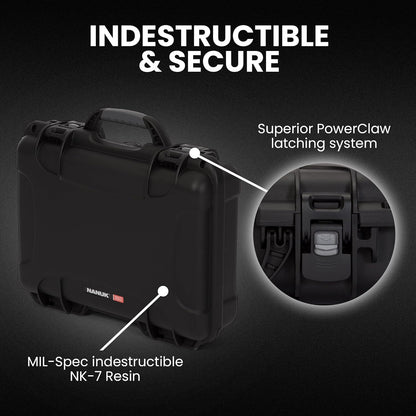 NANUK 910 Waterproof Watch Case with Foam Insert, Black
