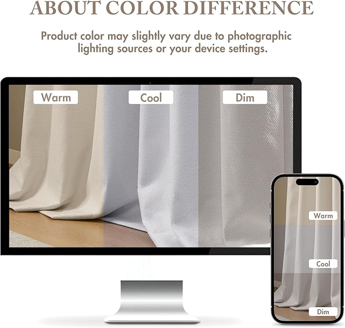 Madison Park Karien 100% Blackout Curtains 52x84 – White, 2-Layer Noise