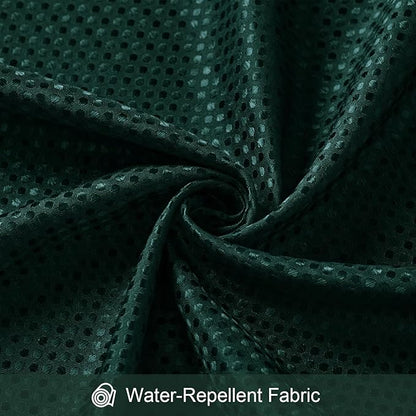 Craidlela 3 in 1 Long Dark Green Shower Curtain Set-72 W x 78 H, Modern Waffle and PEVA Liner Set with 12 Stainless Steel Hooks, Waterproof Fabric for Bathroom