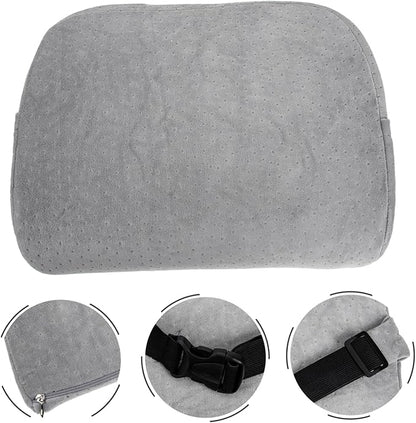 Desk Chair Pillow Memory Foam Lumbar Support Seat Cushion for Car Seats Waist Support