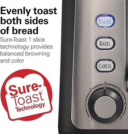 Hamilton Beach Gourmet 2 Slice Slot Toaster