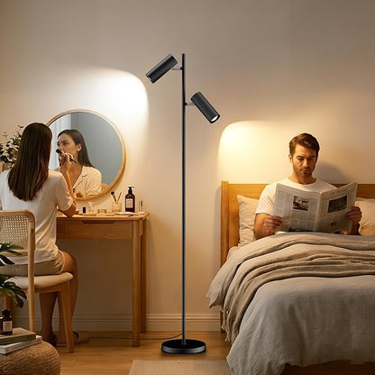 SIBRILLE Spotlight Floor Lamp, Tall LED Standing Lamp