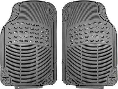 FH GROUP FH-V16404 Vinyl Floor Mats Grey