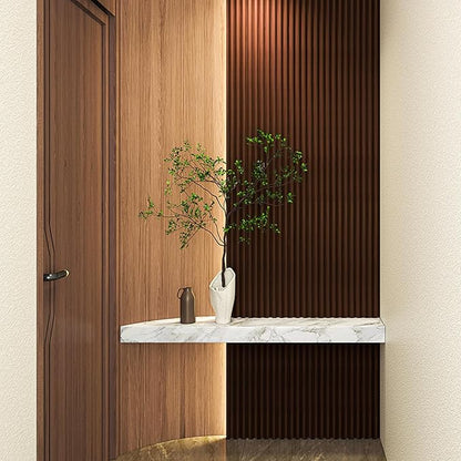 Art3d Fluted Wood Panel for Wall and Ceiling, Beaded Accent molding for Home
