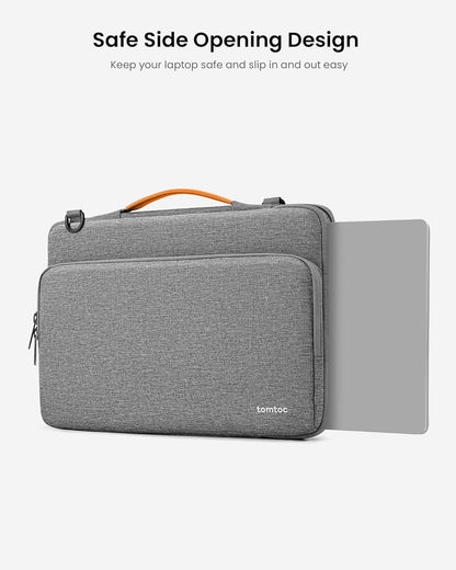 tomtoc 360 Protective Laptop Shoulder Bag for M4 MacBook Pro 16-inch M3/M2/M1 Pro/Max 2024-2019, The NEW RAZER BLADE 15/16, Dell Inspiron 16 Laptop, Water-Resistant Accessory Case
