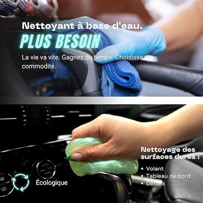 Magic Spruce Car Cleaning Gel Detailing Putty Interior Cleaner 2 Pack Car Slime Pc Laptop Computer Detail Tools Cleaning Accessories Stocking Stuffers for Men Women for Gifts for Men Women