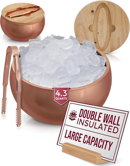 Gusto Nostro 4.1L Insulated Ice Bucket