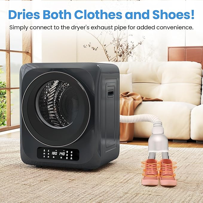 Auertech 12lbs Portable Dryer for Apartment Laundry, Portable Clothes Dryer