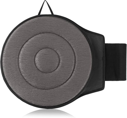 FACULX Rotating Seat for Car 360° Swivel Seat for Car for Elderly Non-Slip Portable Rotating Car Seat Pad for Driving, Chairs, Stool Chair, Ergonomic Design (Gray)