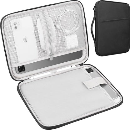 Lacdo Tablet Sleeve Bag for 11 inch iPad A16 / 11 Inch iPad Pro M5 M4 / 11 inch iPad Air M3 M2 / 10.9" iPad / 10.2" iPad /10.9" ipad Air, 11 inchs Samsung Galaxy Tab A9+ Bag, Fit Magic Keyboard, Black