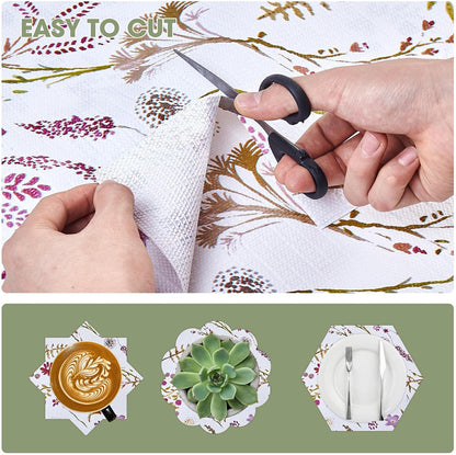 Drawer and Shelf Liner for Kitchen Cabinets 12INx20FT, Non Adhesive, Non Slip Floral Cabinet Shelf Drawer Liner Shelf Paper for Kitchen, Waterproof Cupboard Liners (Colorful Floral)