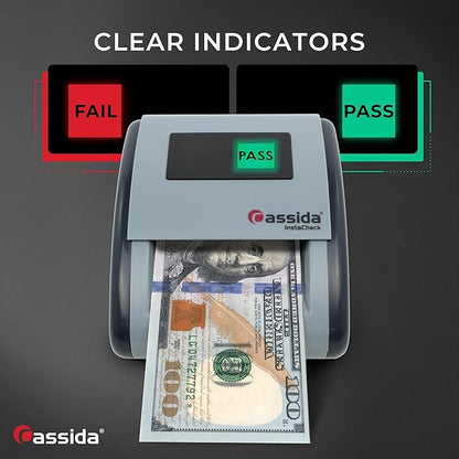 Cassida InstaCheck Small Footprint, Magnetic and Ultraviolet Sensors, Compact
