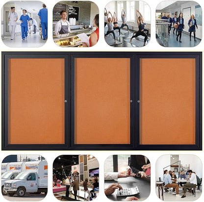 Enclosed Bulletin Board Outdoor Noticeboard