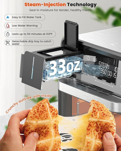 Nuwave Combi Steam Oven, Non-Toxic Stainless Steel Multi-Cooker