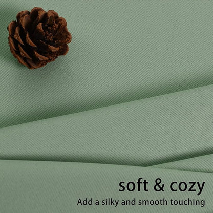 JIUZHEN Light Sage Blackout Curtains