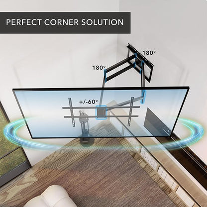 Mount-It! Long Arm Full Motion TV Wall Mount, Extra Long 42.5-Inch Extension