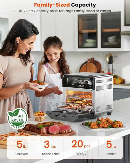 Nuwave Combi Steam Oven, Non-Toxic Stainless Steel Multi-Cooker