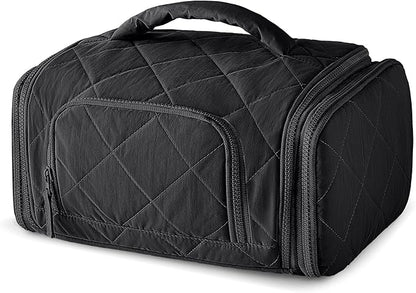 Cable Organizer Bag, Travel Cord & Charger Organizer Pouch for Tech Accessories & Electronics, Home Storage, Black