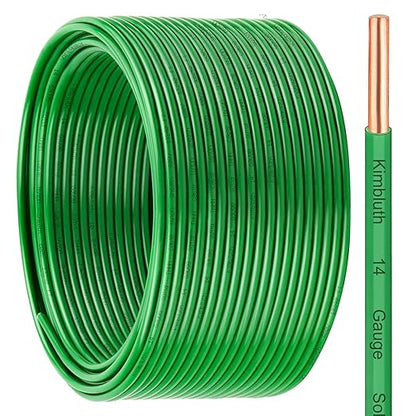 THHN Wire 14 Gauge 150 FT OFC Electrical Wire, 14 AWG Solid Copper Wire Rated