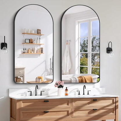 Arched Bathroom Mirror, Wall Mounted Mirror, Living Room, Vertically Hanging