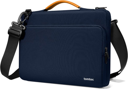 tomtoc 360 Protective Laptop Shoulder Bag for 15-inch 2025 MacBook Air M4/A3241, M3/A3114, M2/A2941, 15 Inch Dell XPS,15-in Microsoft Surface Laptop 7/6/5, Water-Resistant Laptop Accessory Sleeve Case