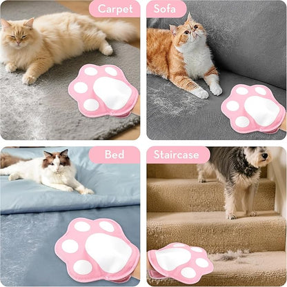 Mity rain 2PCS Pet Hair Removal Glove, Reusable Magical Brush Pet Hair for Cats & Dogs, Electrostatic Pet Hair Remover for Laundry, Carpet, Furniture, Car, Bedding, Easy Cleaning & Grooming Tool Pink