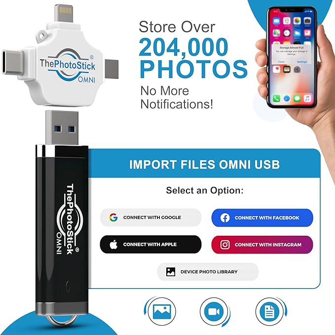 ThePhotoStick® Omni 128GB