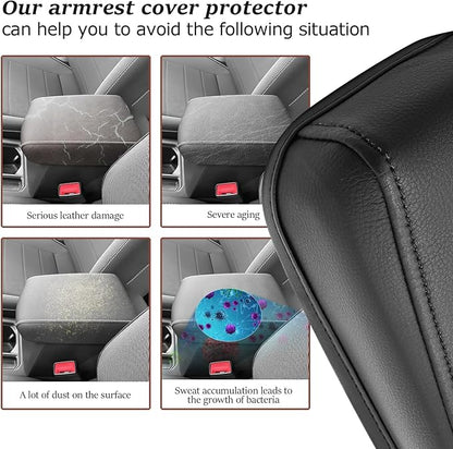 SKTU 2024 Tiguan/ 2024 2025 2026 Taos Center Console Cover for 2018-2024 Volkswagen Tiguan/ 2022-2026 Volkswagen Taos Armrest Cover 2024 2025 2026 VW Taos Accessories Center Console Cushion